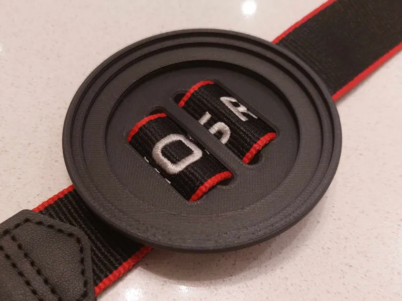 Canon Lens cap holder for 30mm/35mm strap