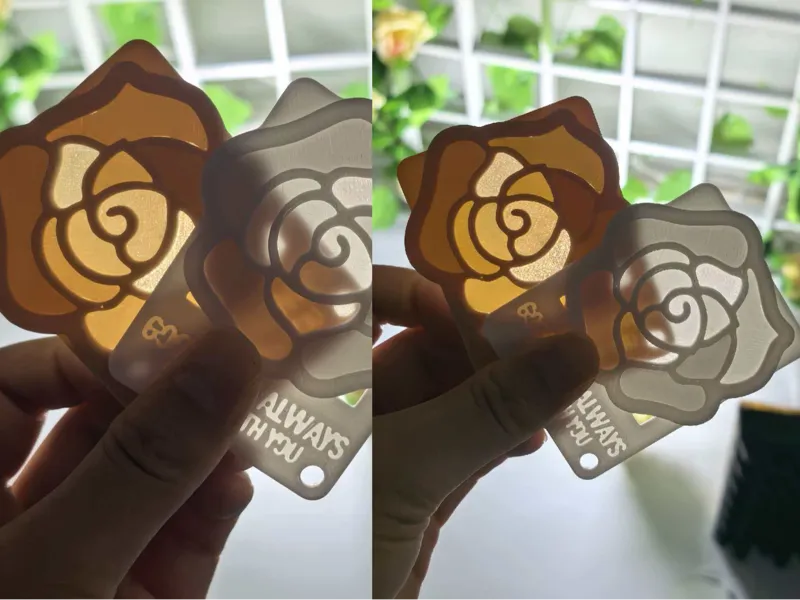 打印耗材-茶花系列色卡 Filament Sample Card