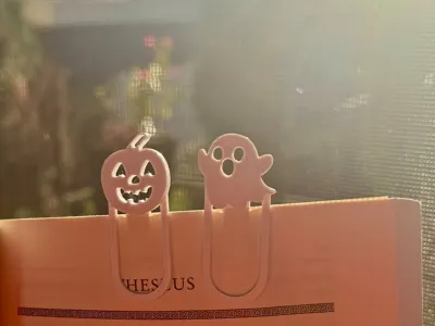 Ghost/Pumpkin Bookmarks