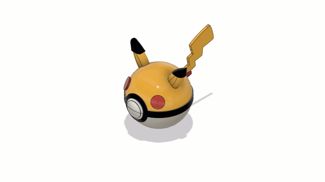 Pikachu Ball - Magnetic Poké Ball - Pokémon Ball