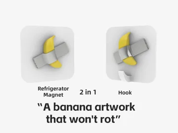 Modelo para impresión 3D: “A banana artwork that won't rot” — vista de referencia 3