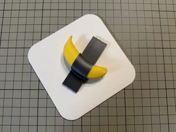 Modelo para impresión 3D: “A banana artwork that won't rot” — vista de referencia 5