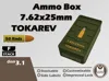 Gen3.1 - 7.62x25mm TOKAREV - 50 Rnds