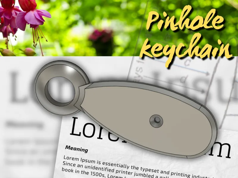 Pinhole Keychain