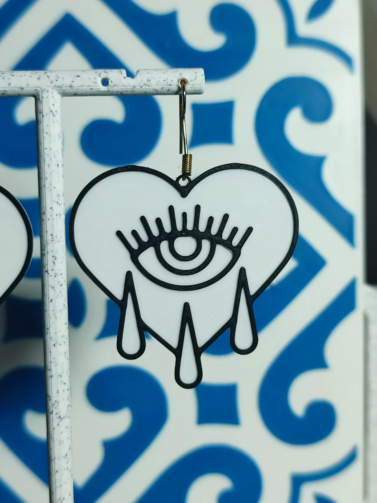 Aretes Lagrimas de Tinta view 2