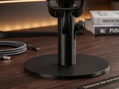 Universal Desk Microphone Stand Easy Assembly