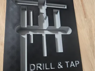 Drill & Tap drawer inlay