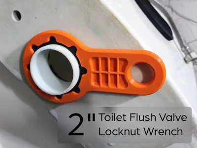 2″ Toilet Flush Valve Locknut Wrench