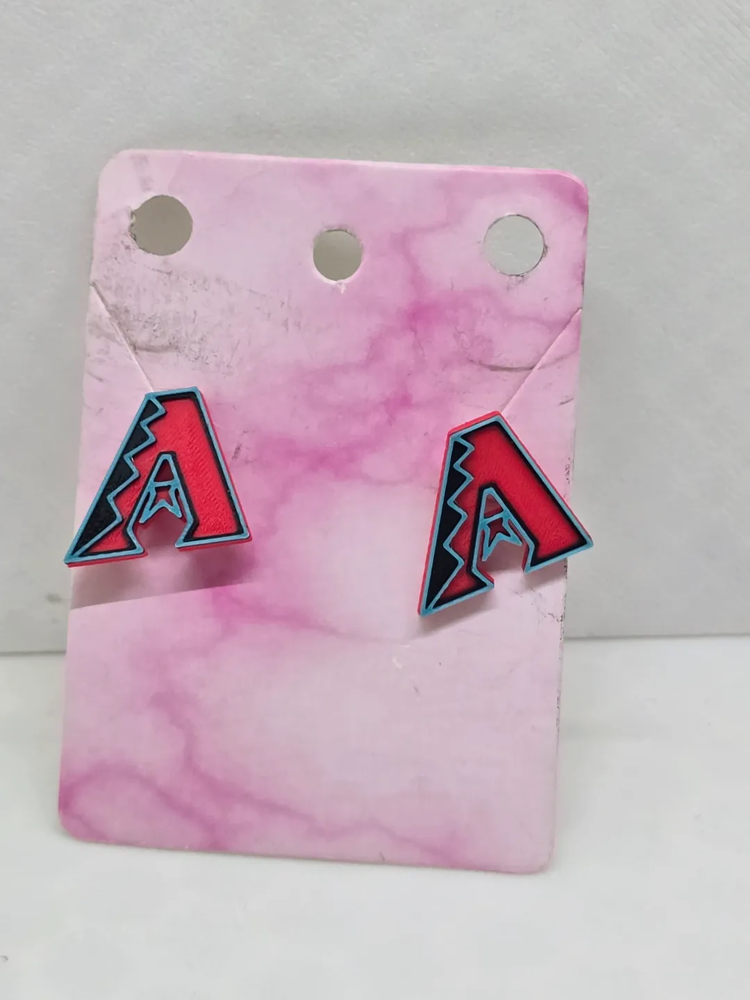 Arizona Diamondback Small Earrings Hook and studs view 3