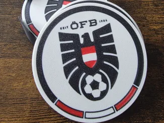 Untersetzer-Set (ÖFB Edition) + Halter 