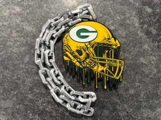 Green Bay Packers Helmet Drip Hype Chain