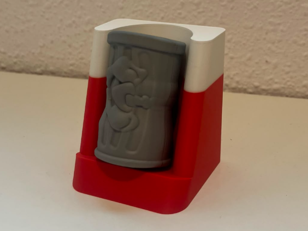 Expositor para cubo de basura homer simpson