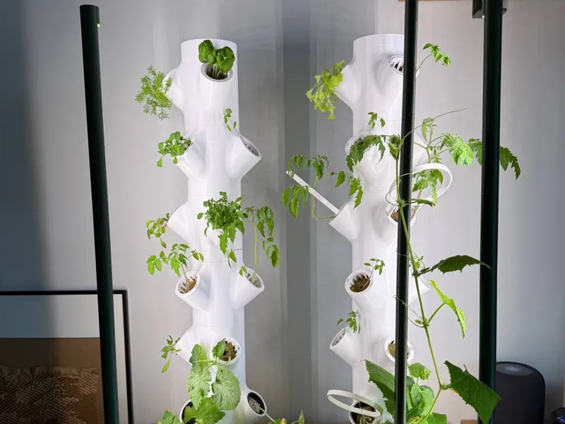 smart modular hydroponic tower