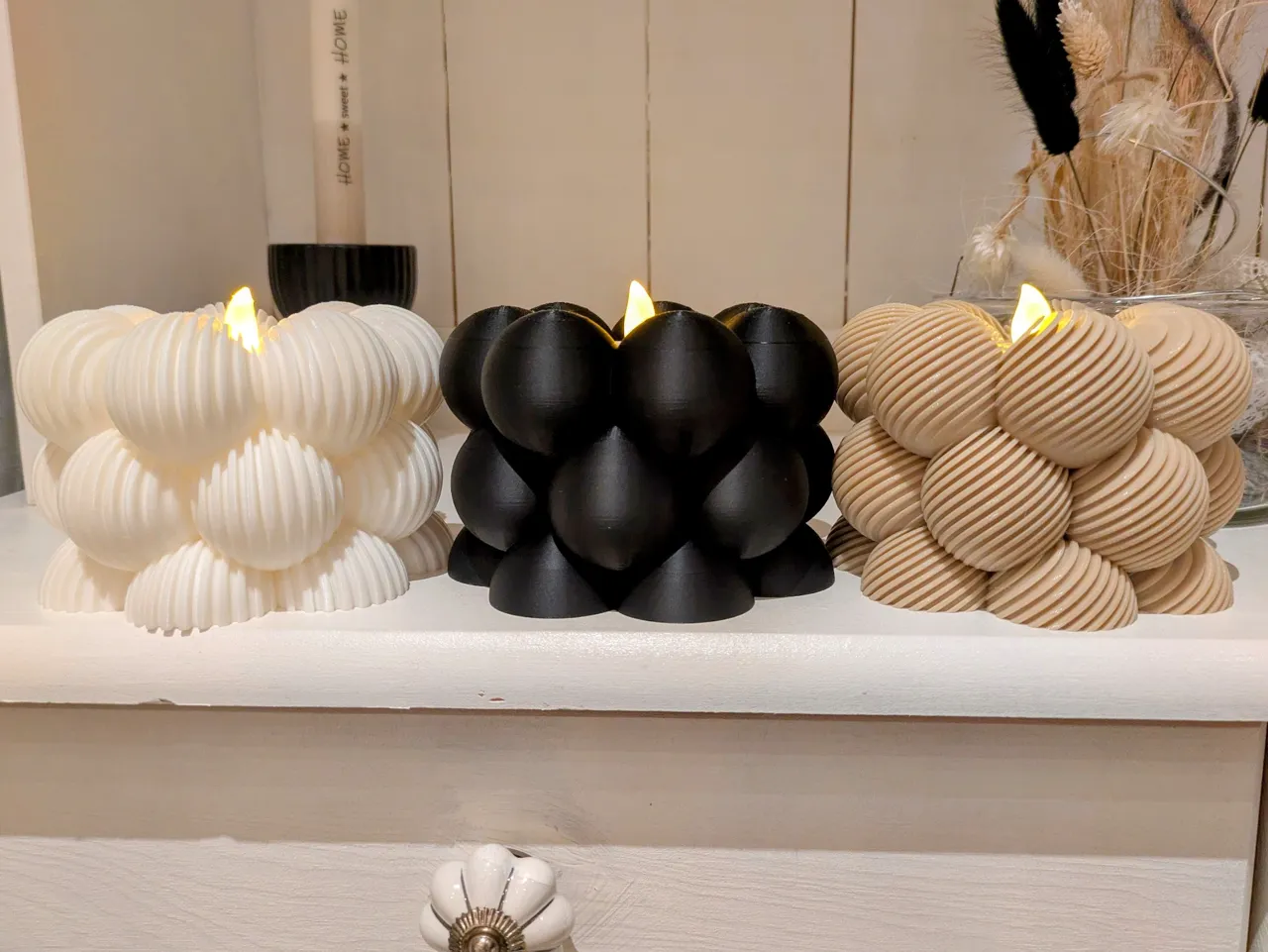 Big bubble tealight candle holder (3 Versions) view 3