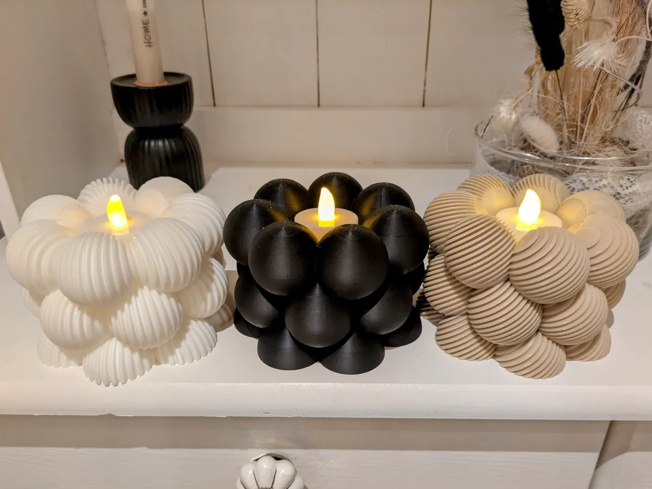 Big bubble tealight candle holder (3 Versions) view 4