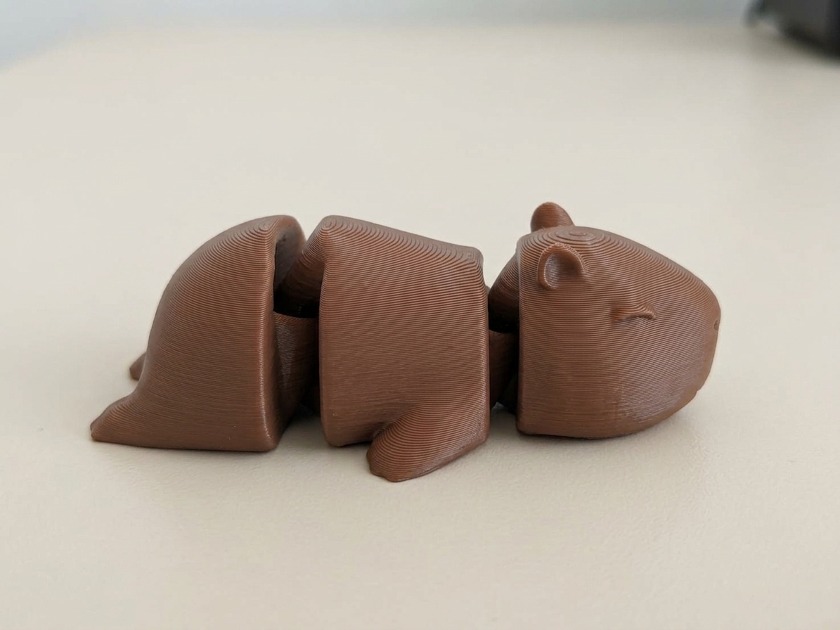 Miniatura 1 do modelo 3D FLEXI prone capybara