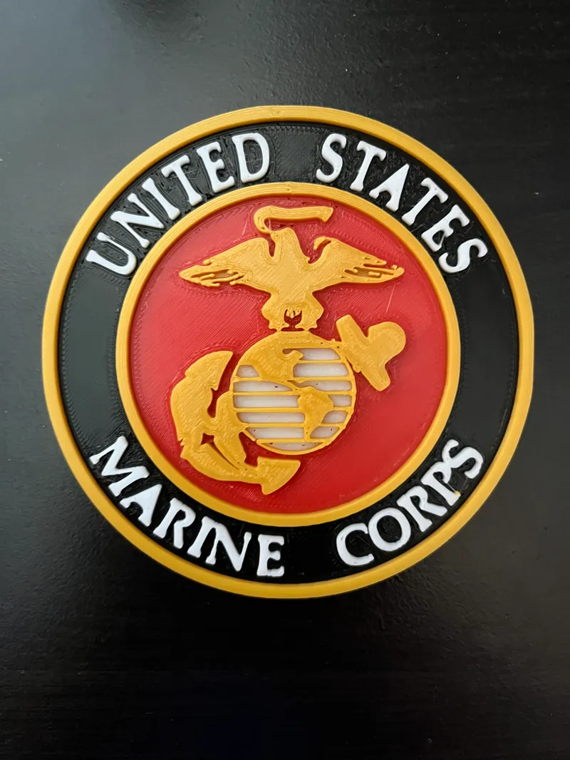 United States Marine Corp Coaster