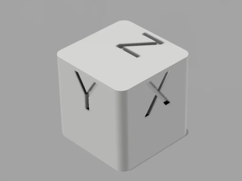 XYZ Calibration Cube improved