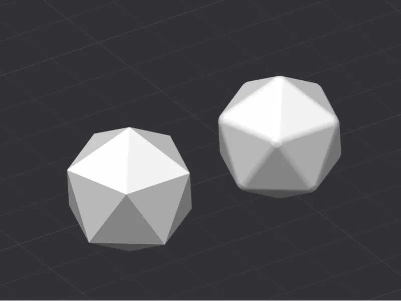 D20 Icosahedron Blank Chessex