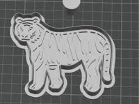 Emporte-pièce tigre en deux parties — photo 2