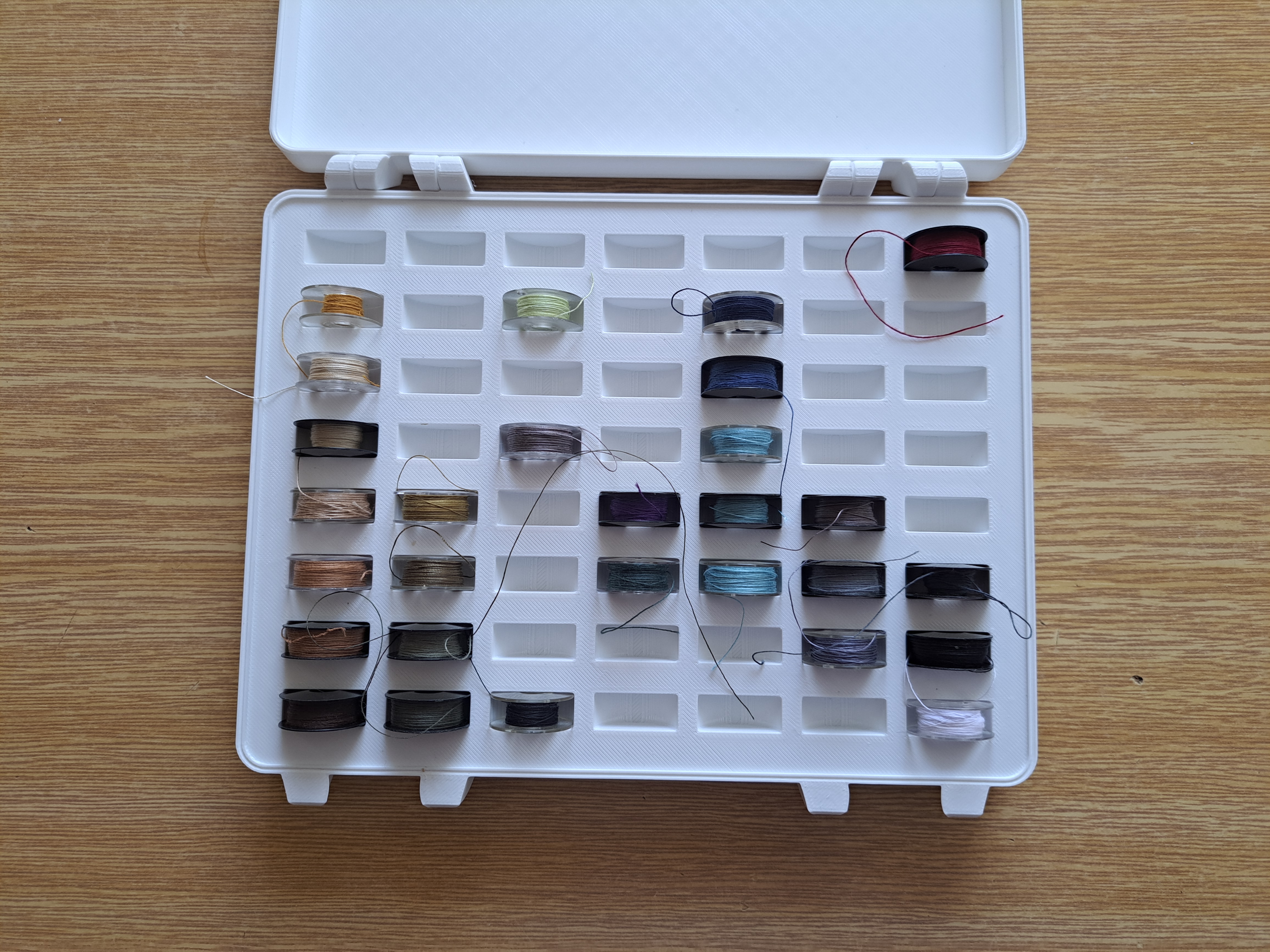 Bobbin Storage Box for Sewing Machine