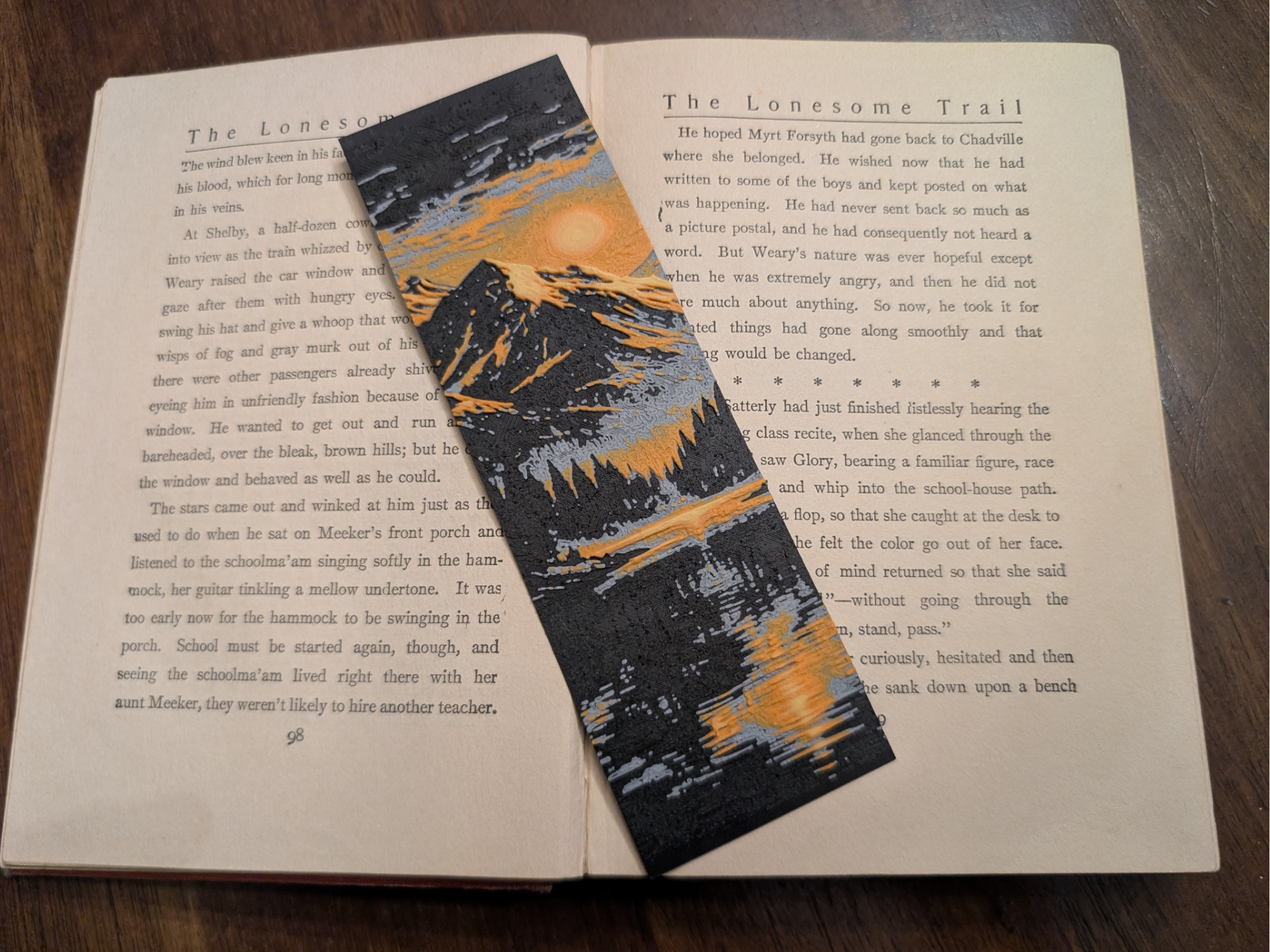 Mountain Lake Bookmark