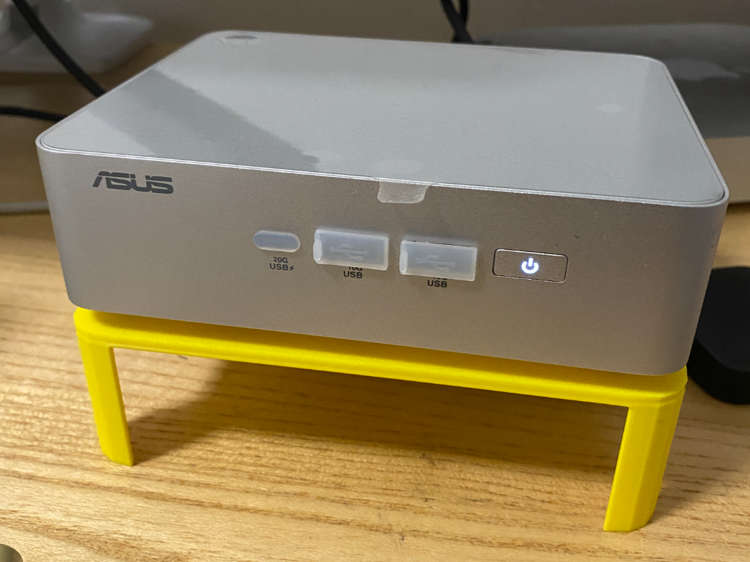 asus 华硕 nuc15 pro+ 增高 散热 底座 通用 1:1风道 鼠标键盘架