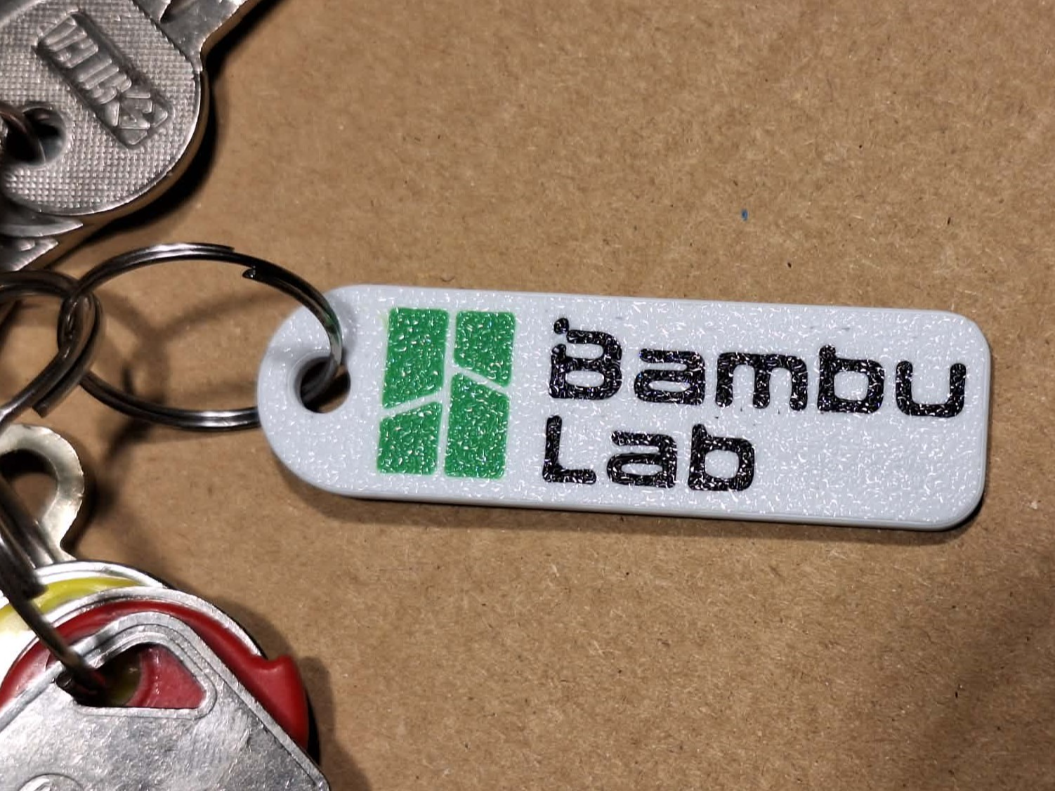 Bambu Lab Keychain - four types