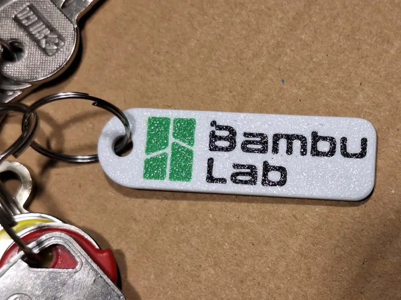 Bambu Lab Keychain - four types