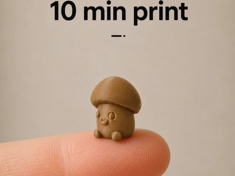 Mushroom Buddy – Mini Model Fast Print