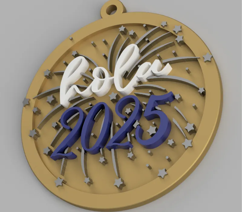 Ornament Christmas (Navidad) Hola 2025