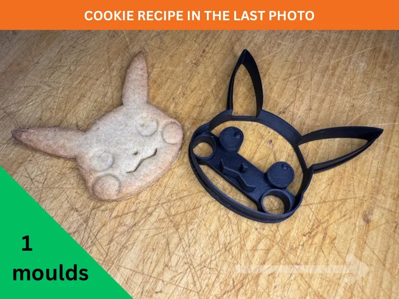 pikachu pokemon cookie cutter