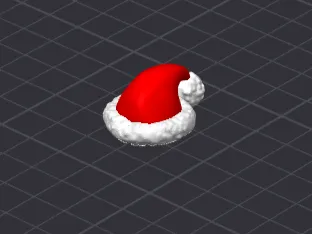 V2 Mini Christmas Santa Hat