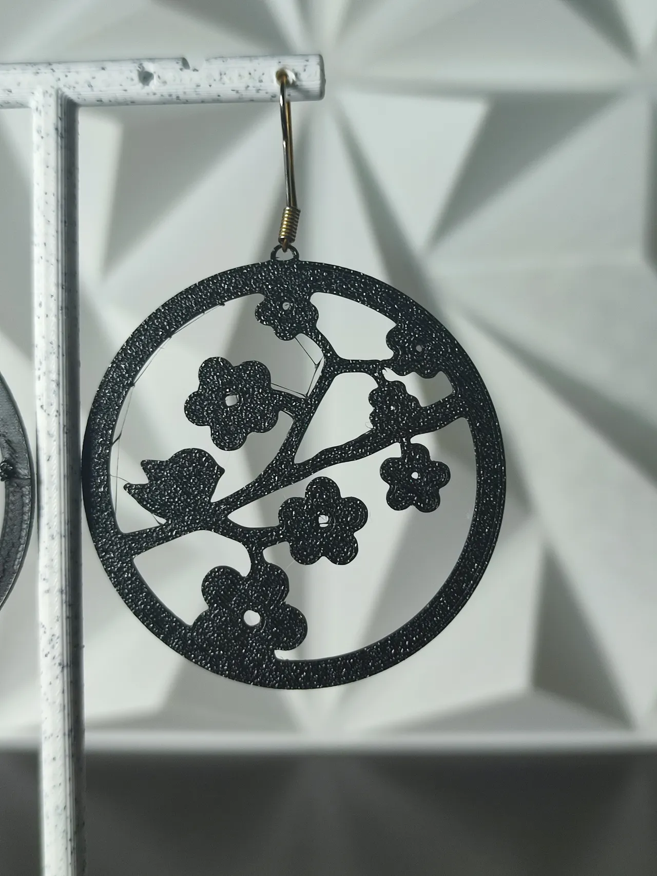 Aretes Sakura Noir view 4