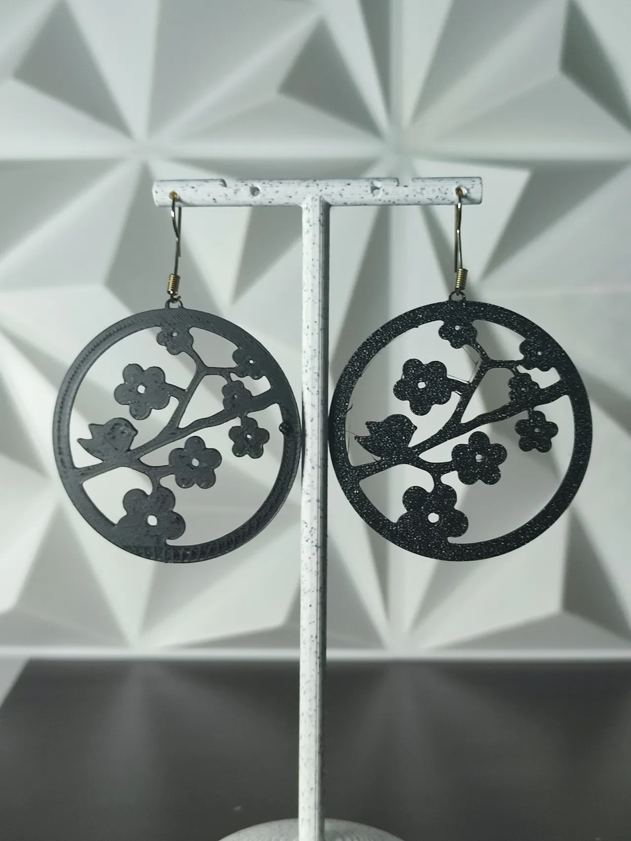 Aretes Sakura Noir view 3
