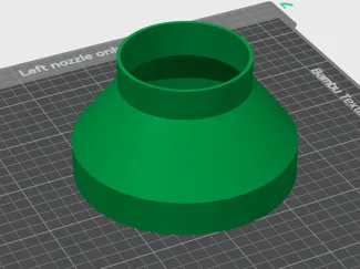 6 inch to 3.5 inch duct tube reducer