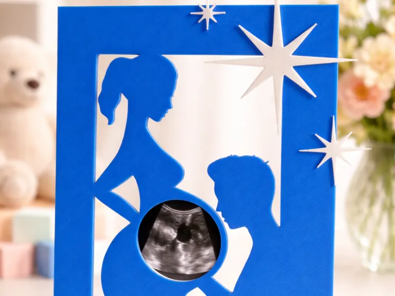 Pregnancy Ultrasound Photo Frame-Expecting Couple