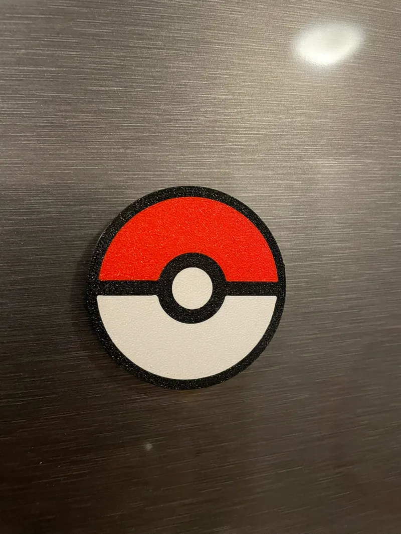 Pokemon Pokeball Fridge Magnet
