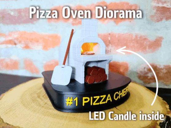 Pizza Oven Diorama