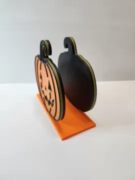 Accesorio de iluminación decorativa: Halloween Jack-O’-Lantern Napkin Holder – 3 Color — vista de referencia 3