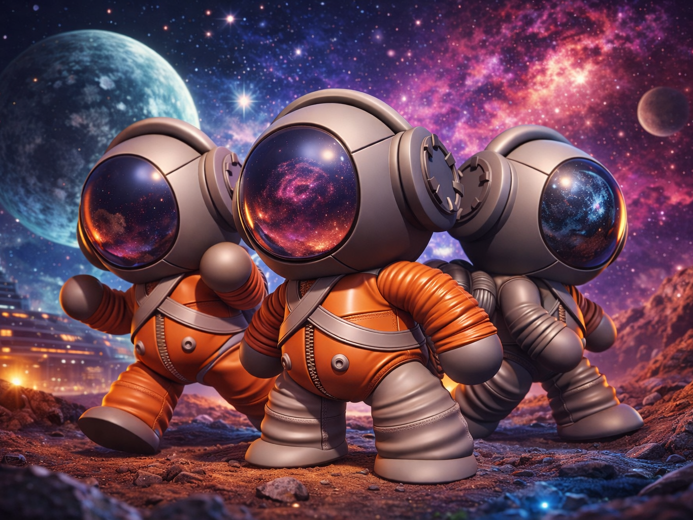 Astronuat 5 pose