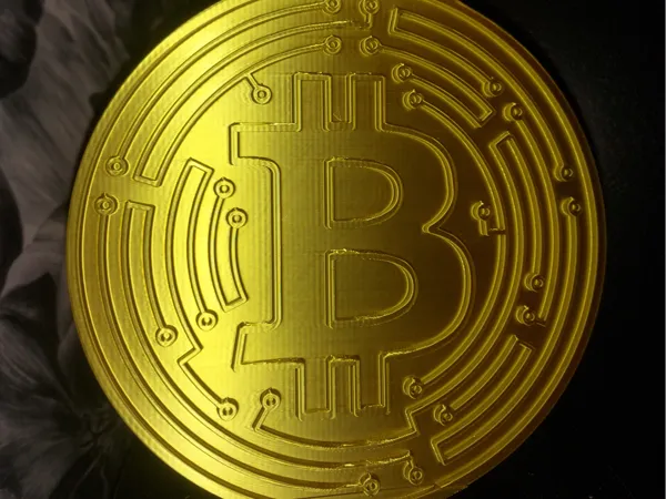 Tirelire Bitcoin XXL bi-face