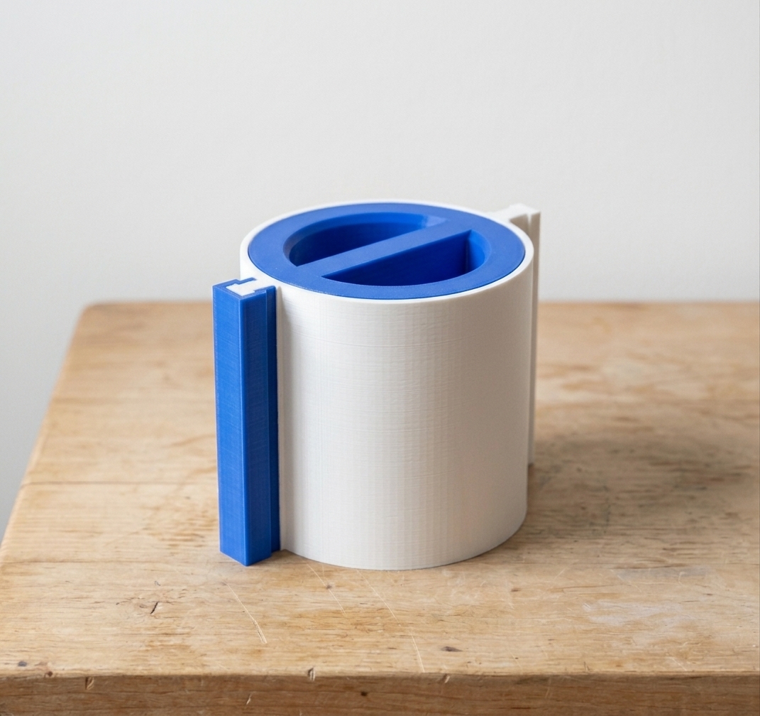 Maceta decorativa: Concrete cylinder planter mold — vista de referencia 2