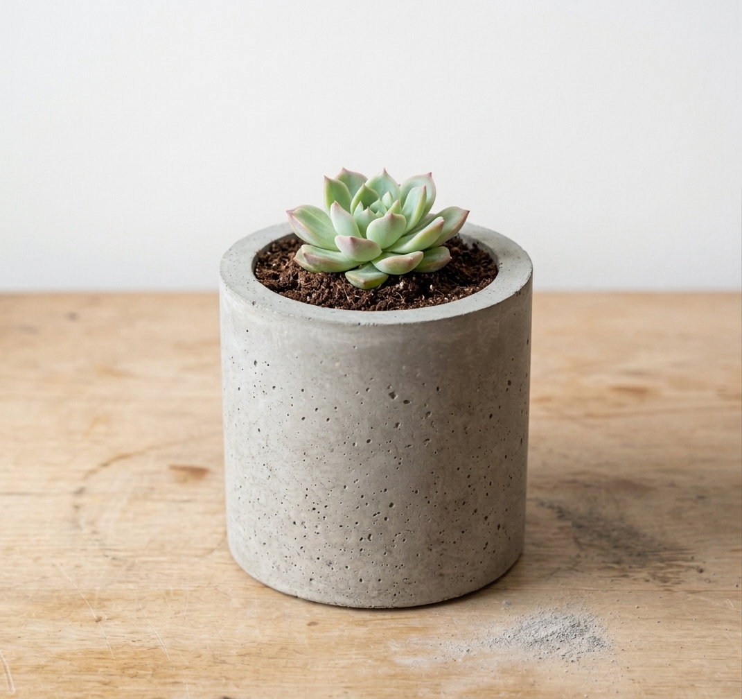 Maceta decorativa: Concrete cylinder planter mold — vista de referencia 3