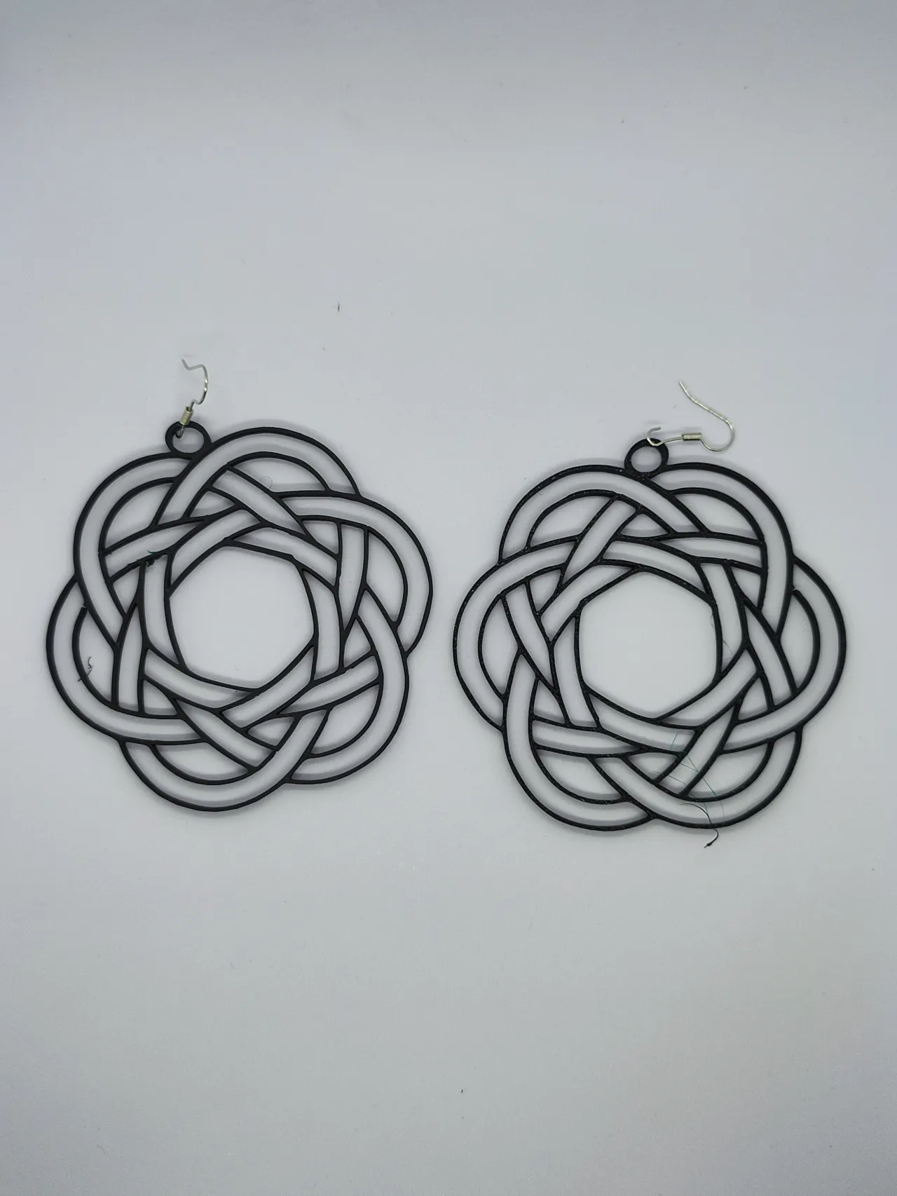 Pendientes Flor de Nudos view 2
