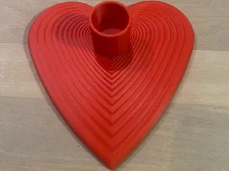 Candle Holder Heart shape