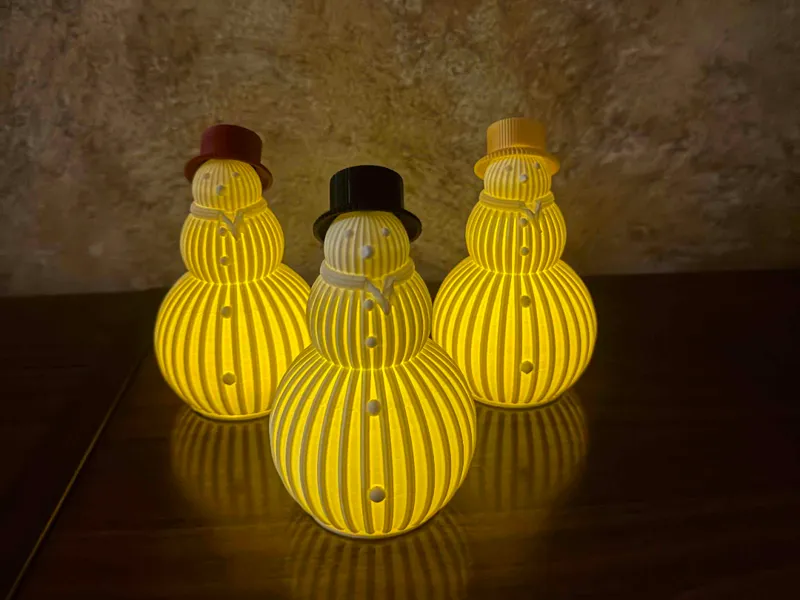 Snowman Modern Decor – Glowing Edition