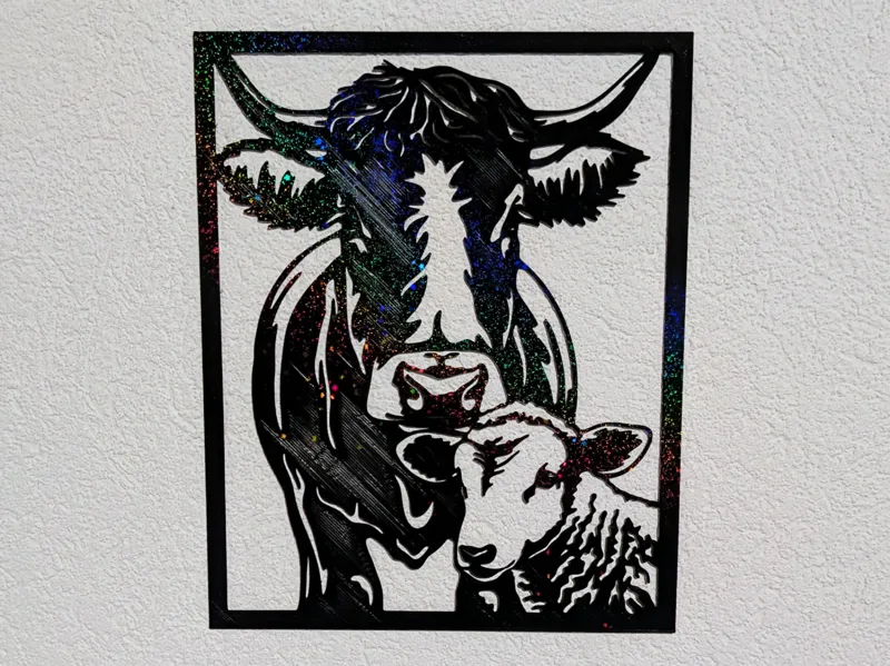 Wall Art - Cow and Sheep