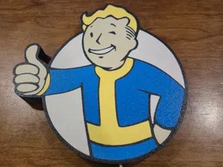 Vault boy light box