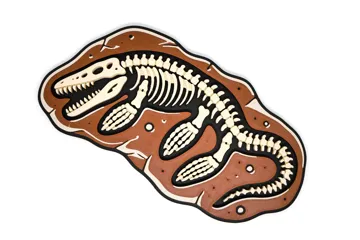 Adorno temático: Mosasaurus Puzzle - Dinosaur Fossil — vista de referencia 3
